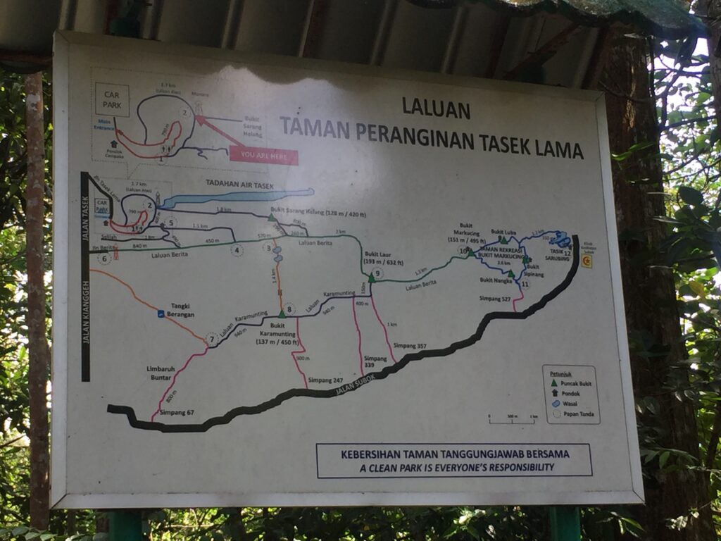 Brunei Recreational Park map