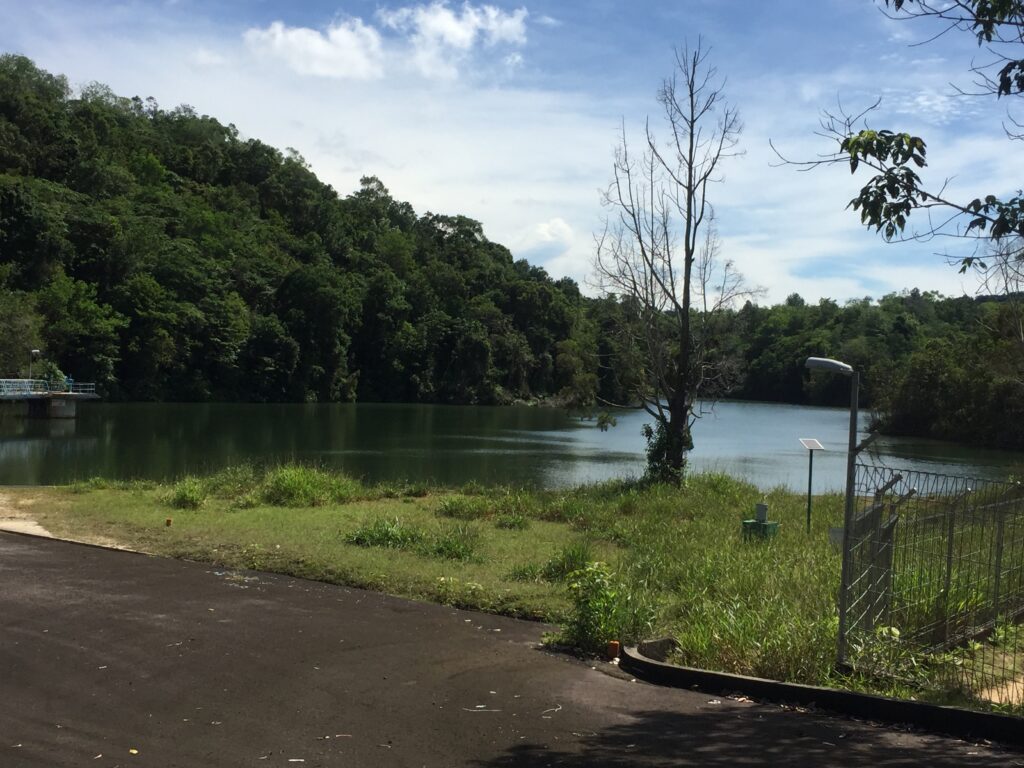 Brunei Tasek Lama Recreational Park reservoir