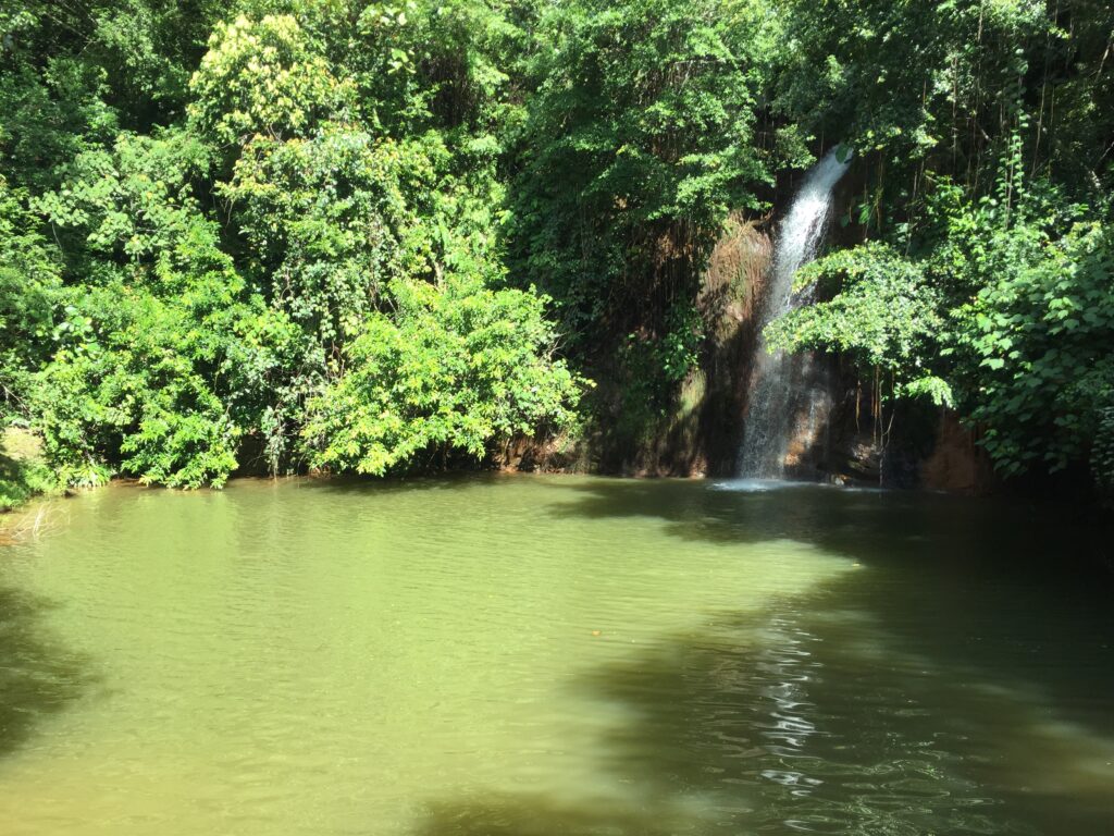 Brunei Tasek Lama Recreational Park waterfall