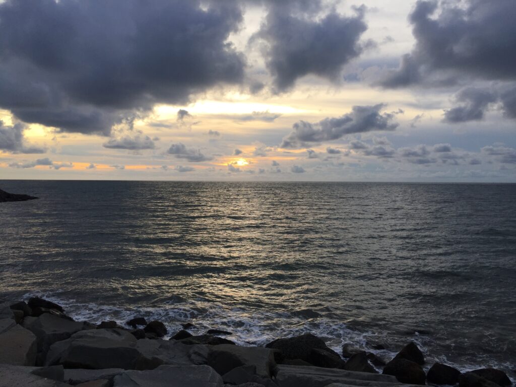 Brunei The Empire Brunei Beach sunset