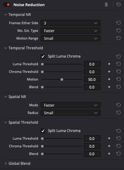 Noise Reduction Options in DaVinci Resolve Studio